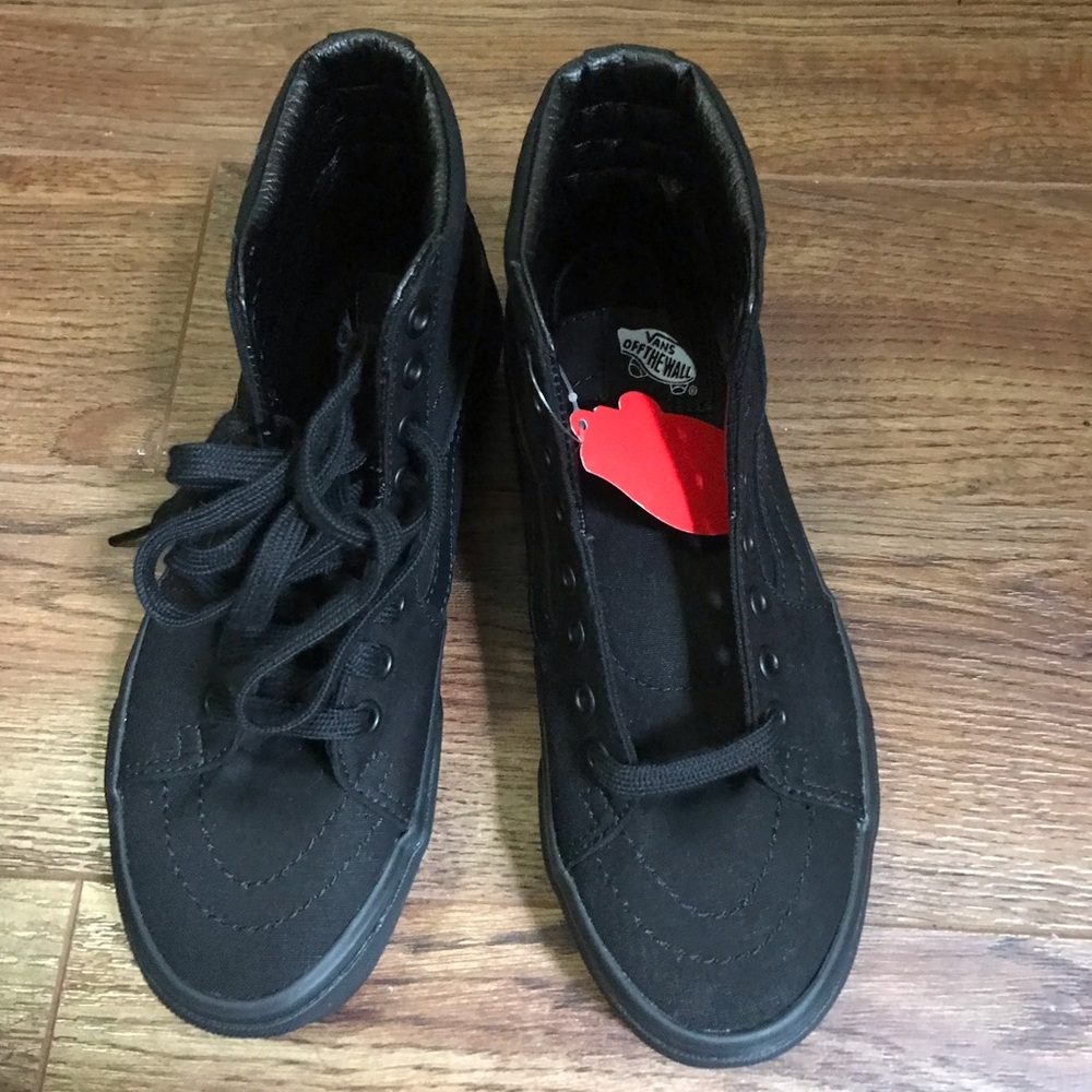 Vans SK8-HI BLACK/BLACK/BLACK NWT
